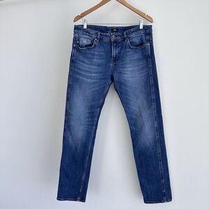 Hugo Boss Delaware Jeans Mens 33x32 Denim Slim Fit Designer Casual Streetwear